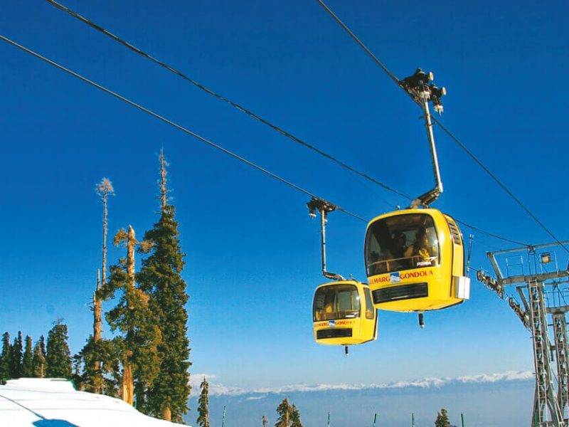 Gondola ride in Gulmarg