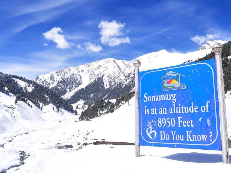 sonamarg jammu and kashmir in winter